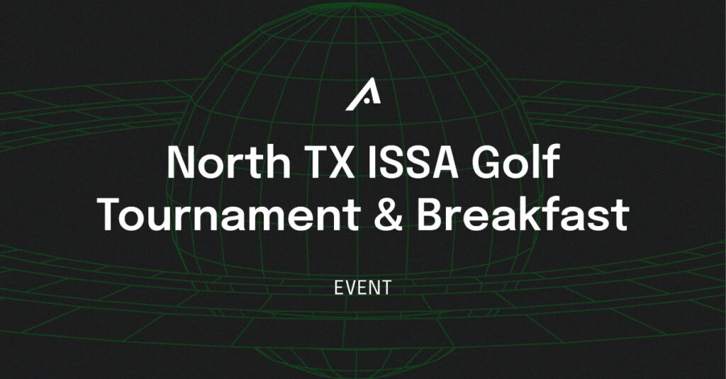 event graphic for the North TX ISSA event in Dallas