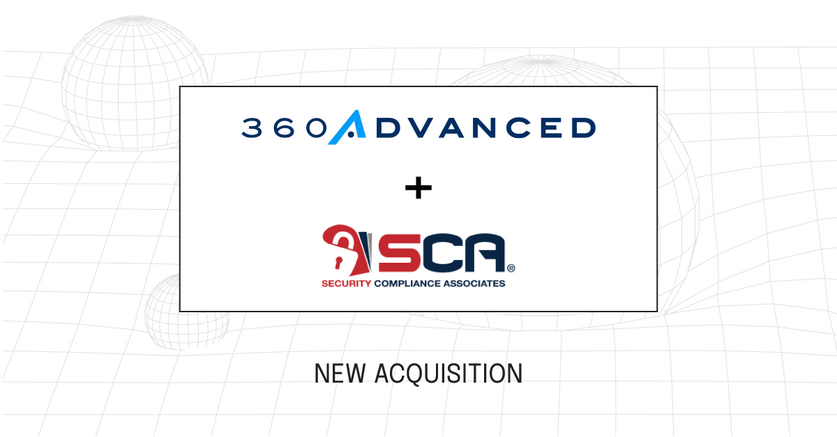 Press release graphic announcing acquisition of Security Compliance Association
