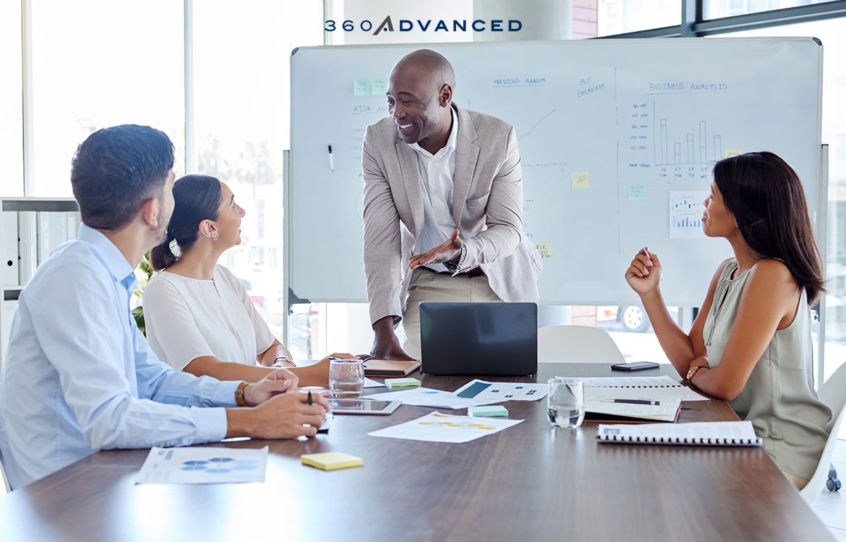 Ceo, happy and business people in meeting