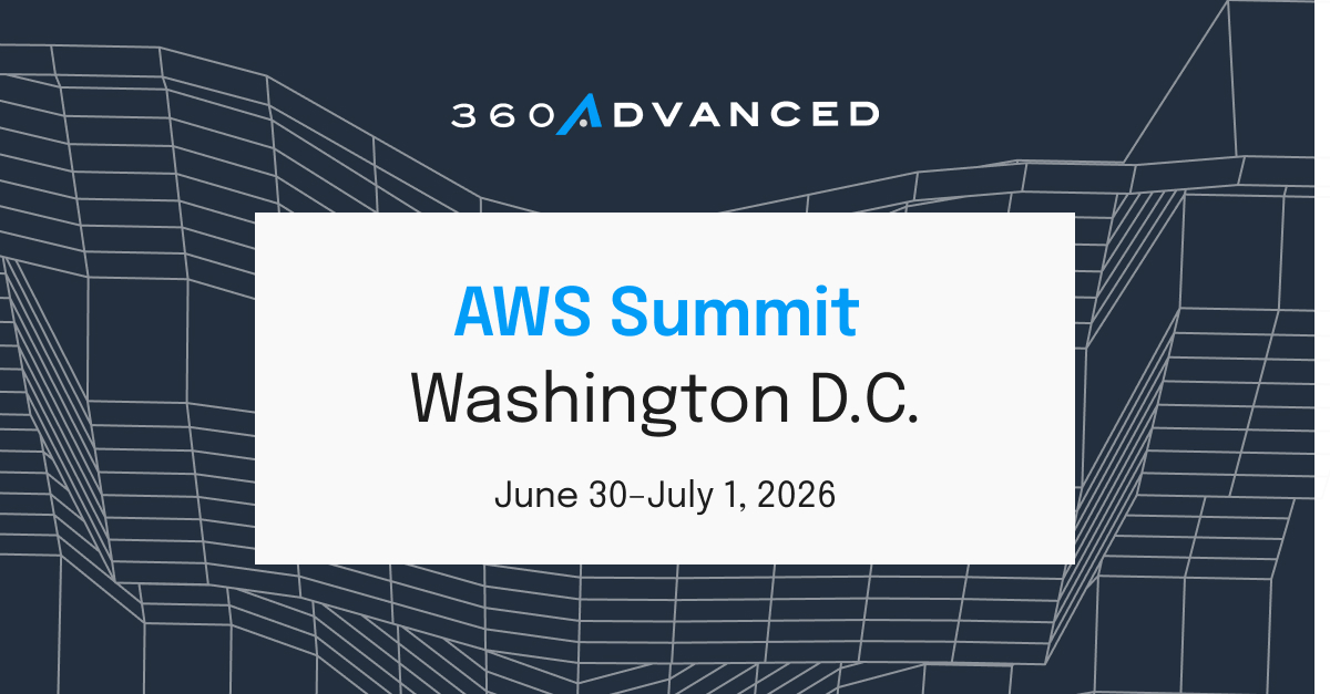 AWS DC 2026 LI - Cybersecurity & Compliance | 360 Advanced Graphic for the AWS Summit in Washington DC 2026