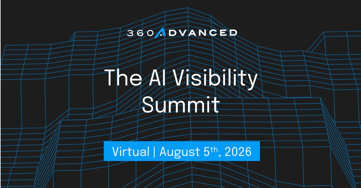 AI Visibility Summit 2026 WEB - Cybersecurity & Compliance | 360 Advanced Graphic for the AI Visibility Summit