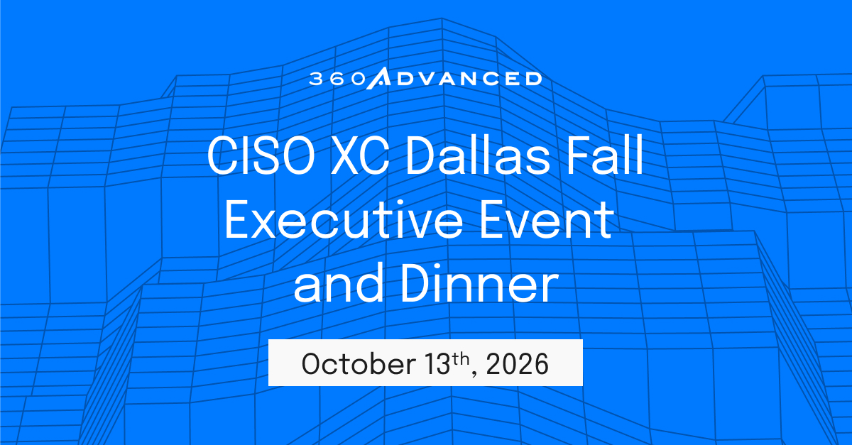 event graphic for the CISO XC Dallas Fall Executive Event and Dinner